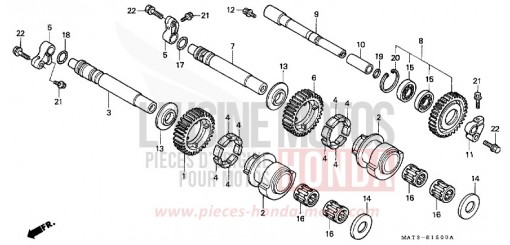 BALANCIER CBR1100XXY de 2000